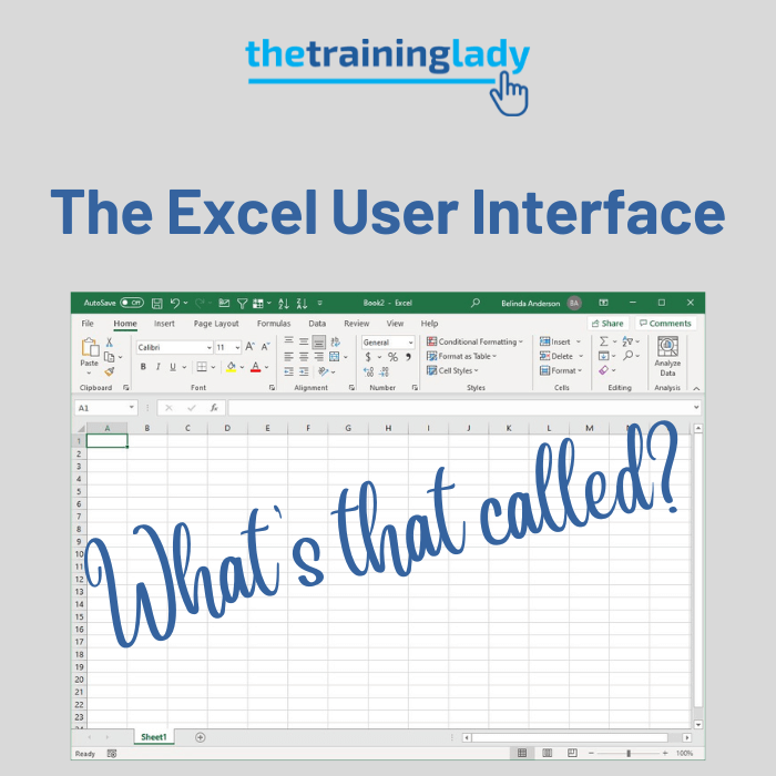 The Excel User Interface