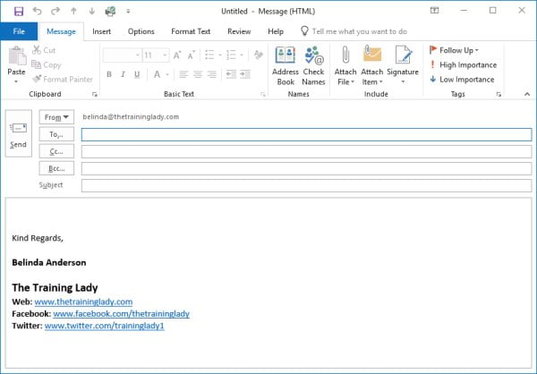 Create a contact group distribution list in Outlook