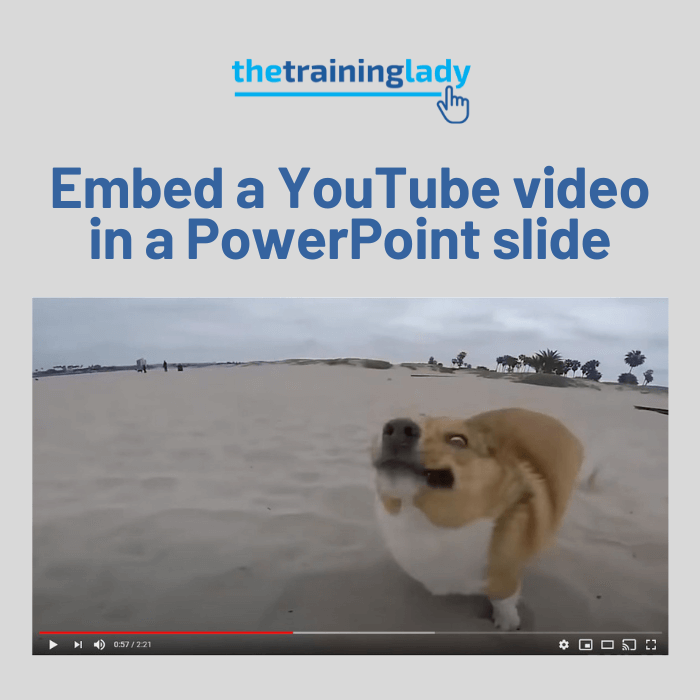 Embed a YouTube video in a PowerPoint slide