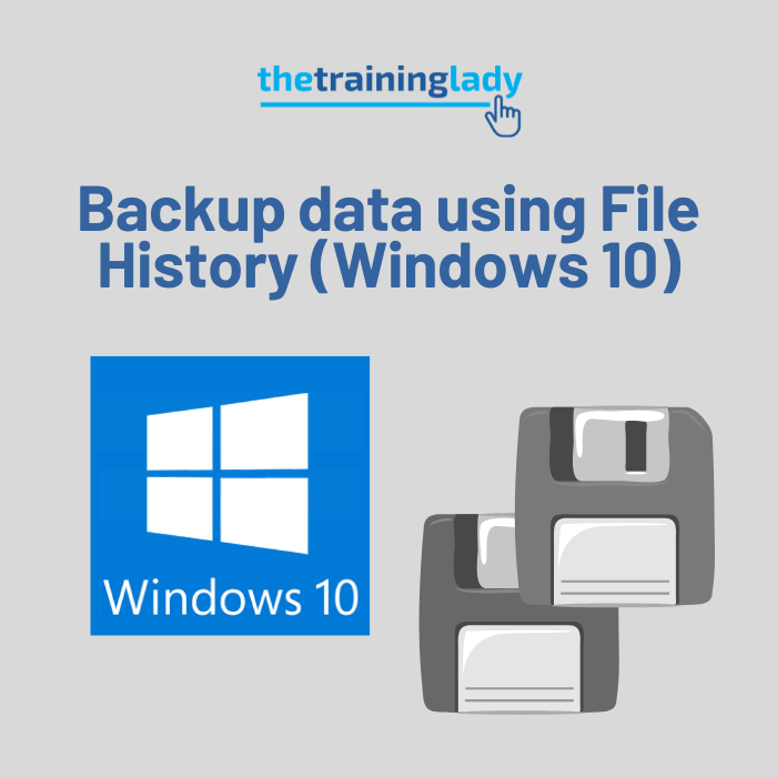 Backup data using File History (Windows 10)