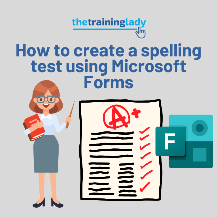 How to create a spelling test using Microsoft Forms