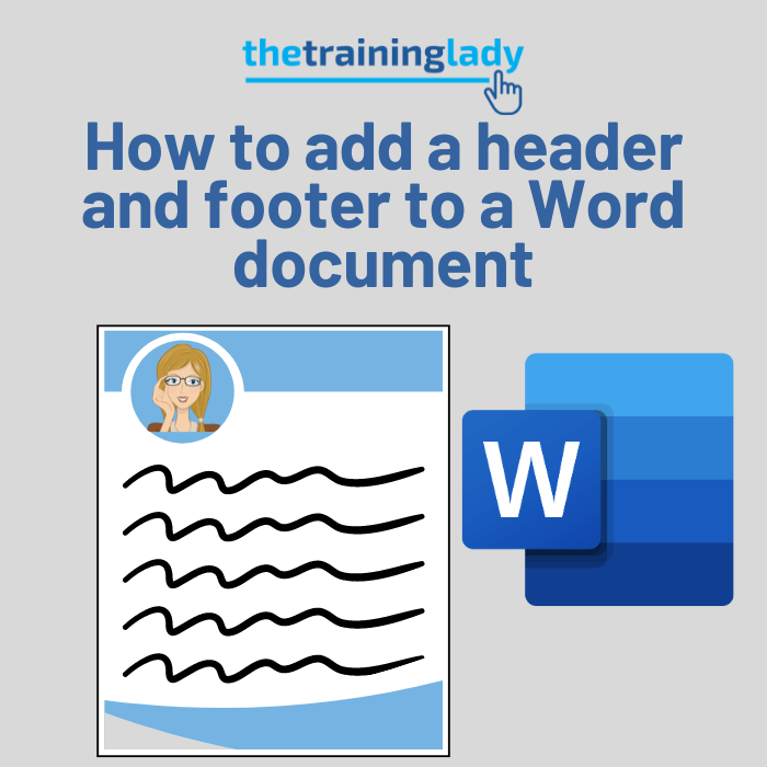 How to add a header and footer to a Word document