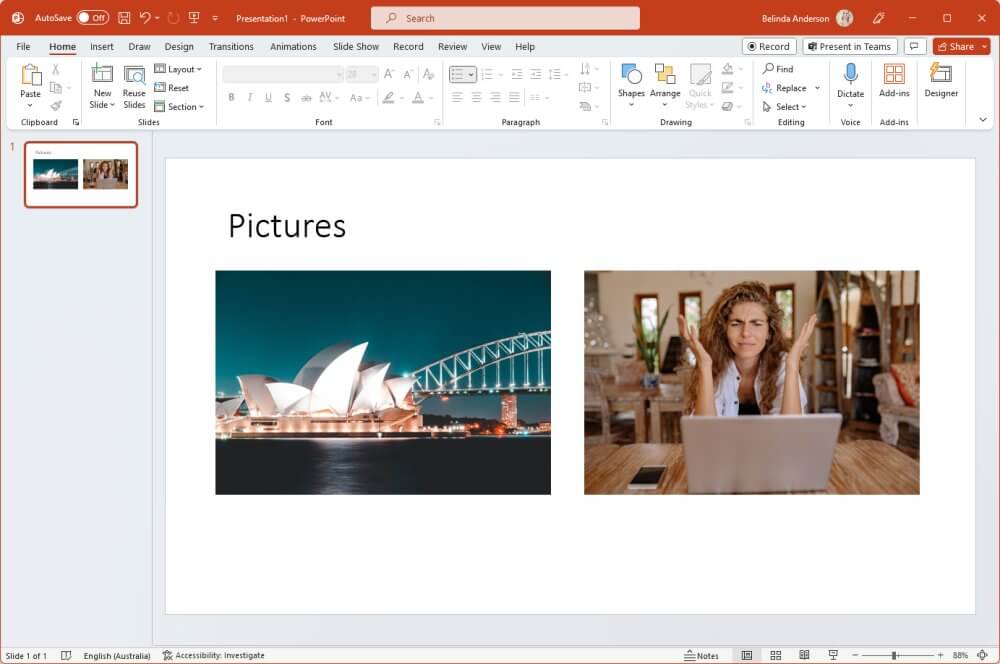 compress images in powerpoint presentation